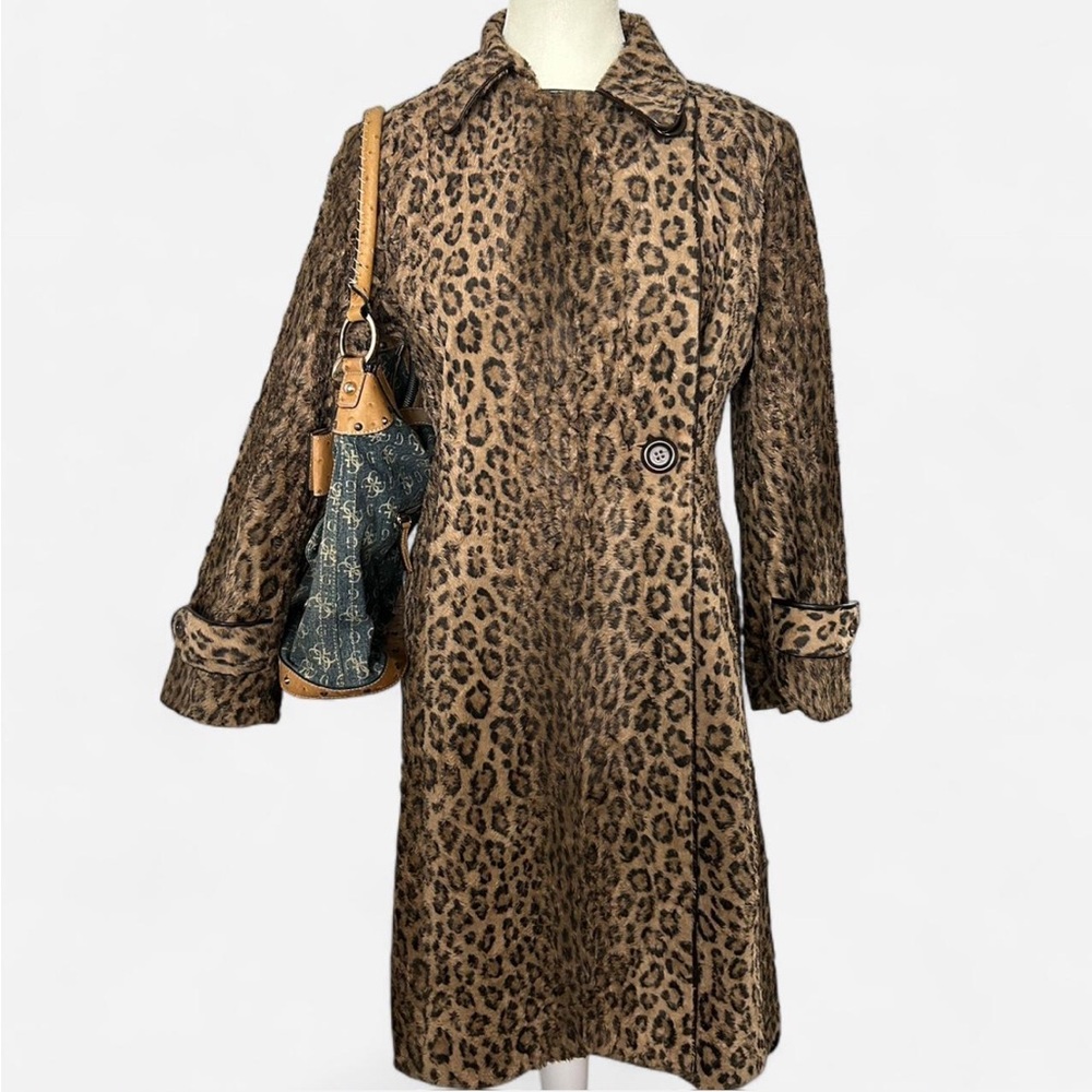 Vintage Gerard Darel Leopard Print Coat🐆